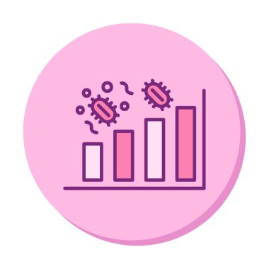 ilerlemeyi artıran veri analiz renk simgesi