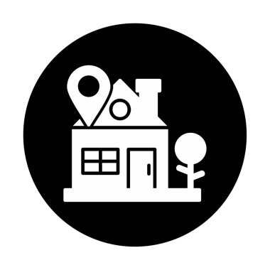 ev yeri kutsal kişilerin resmi, vektör çizim  