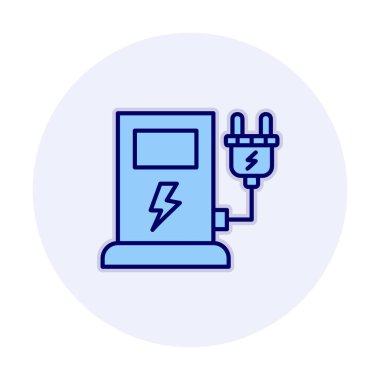 İstasyon simgesi tasarımı, vektör illüstrasyonu yükleniyor