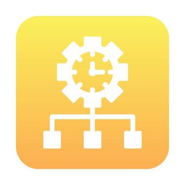 vector illustration of Time Management modern icon                       