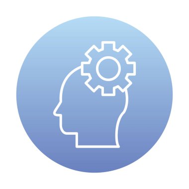 Yaratıcı süreç simgesi, vektör illüstrasyonu                       