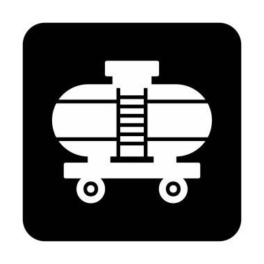 Tren, vagon nakliye ikonları. Kargo için lojistik resimler