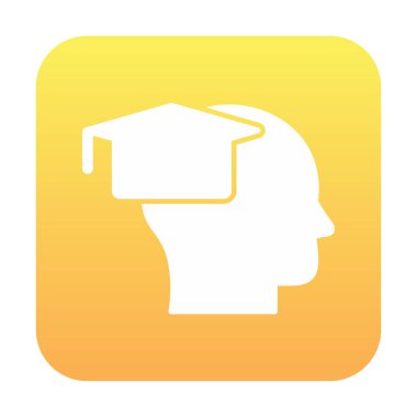 Basit düz eğitim ikonu vektör illüstrasyon tasarımı