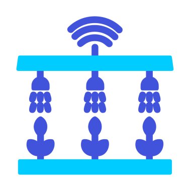 Akıllı Çiftlik. Web simgesi basit illüstrasyon 