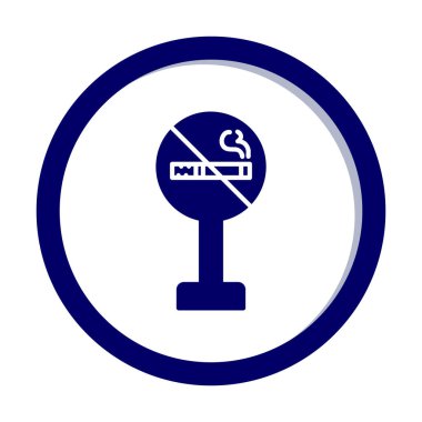 Proje ve eğlence için sigara içme simgesi yok