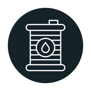 Fıçı ikonu. Vektör İllüstrasyonu