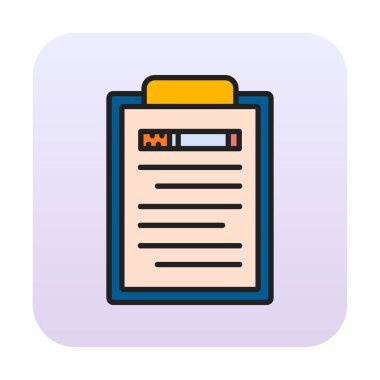 Basit pano simgesi vektör illüstrasyon tasarımı