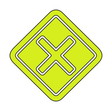 Tahriş simgesi için vektör illüstrasyonu  