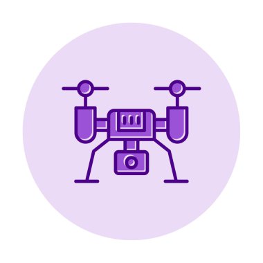 İHA simgesi, vektör illüstrasyonu  