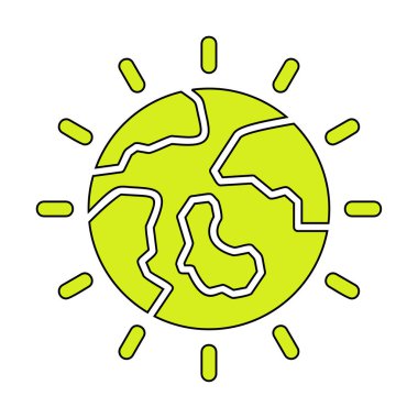 Earth Day icon vector illustration