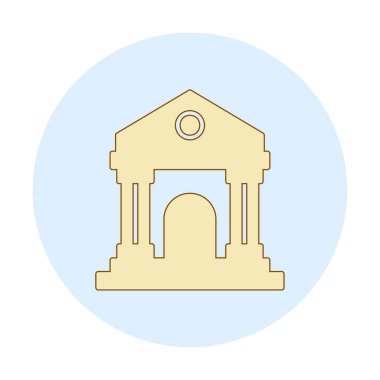 Simge vektör tasarlamak yapı Müzesi