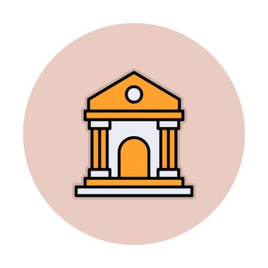 Simge vektör tasarlamak yapı Müzesi