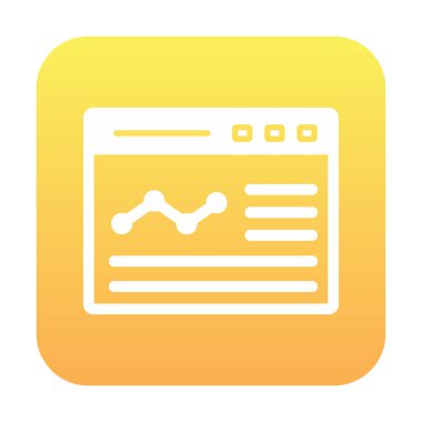 izole edilmiş grafik vektörlü iş web sitesi simgesi 