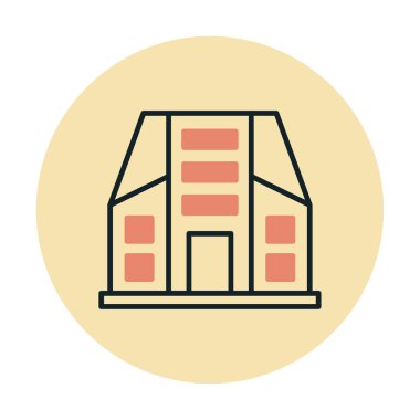 Şehir İnşa Ağı simgesi, vektör illüstrasyonu