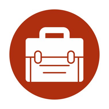 Basit düz çanta vektör illüstrasyon tasarımı