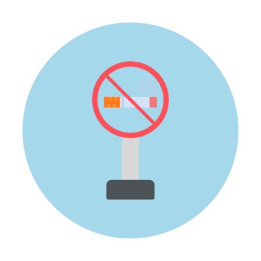 Proje ve eğlence için sigara içme simgesi yok