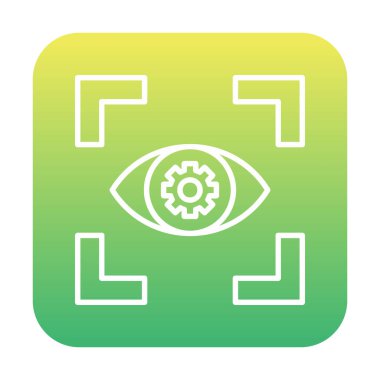 Göz vektör ikonu tasarım şablonu. Görüş konsepti                   