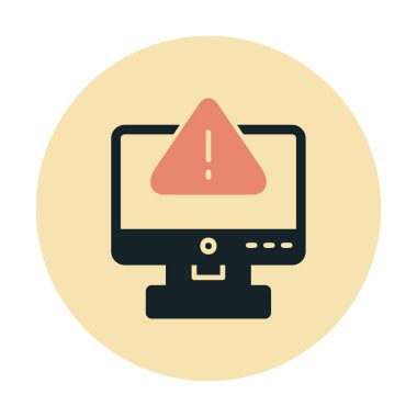 Hata imza simgesi vektör illüstrasyonu