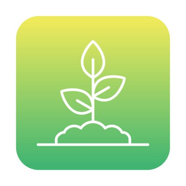 filizlenme simgesi, vektör illüstrasyonu  