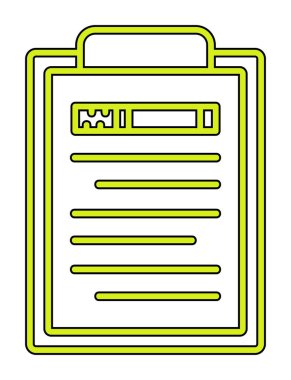 Basit pano simgesi vektör illüstrasyon tasarımı