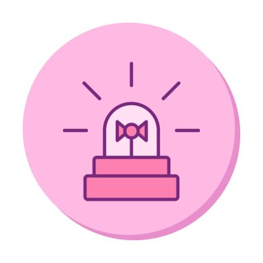 Siren simgesi, vektör çizimi 