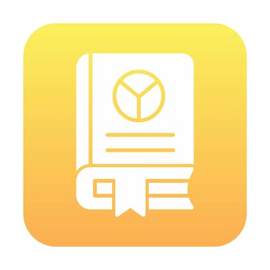 kitap simgesi, vektör illüstrasyonu basit tasarım