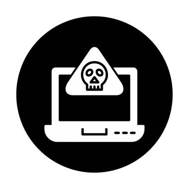 dizüstü bilgisayar simgesi, vektör illüstrasyonu basit tasarım