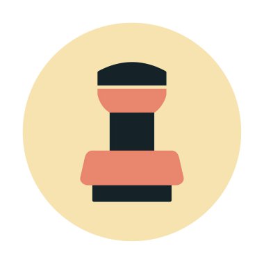 Dolu taslak biçiminde damgalama simgesi