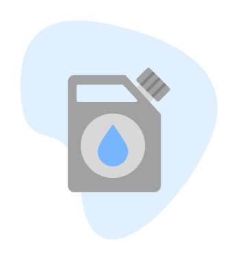  Yakıt Çubuğu simgesi, vektör illüstrasyonu   