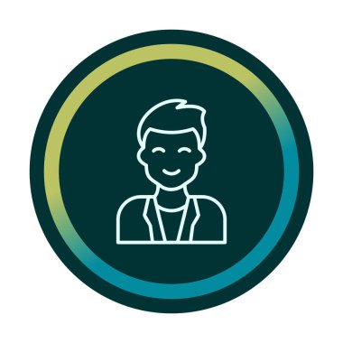 Doktor simgesinin vektör çizimi