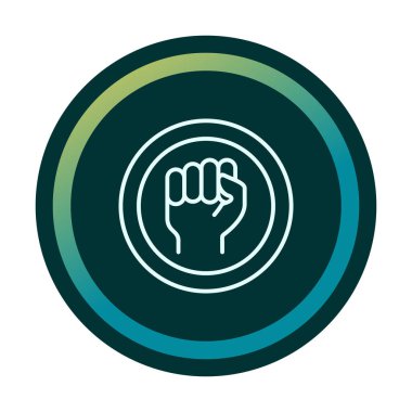 Irkçılık yok, vektör illüstrasyonu 