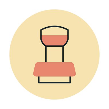 Dolu taslak biçiminde damgalama simgesi