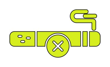 Proje ve eğlence için sigara içme simgesi yok