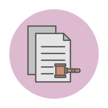 belgelerin vektör çizimi simgesi  