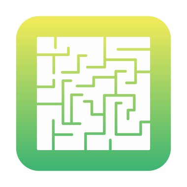 Labirent için labirent oyunu, çözüm. vektör