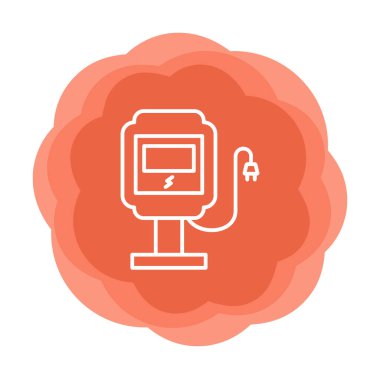 İstasyon simgesi tasarımı, vektör illüstrasyonu yükleniyor