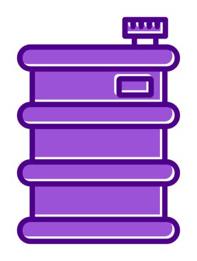 Fıçı ikonu. Vektör İllüstrasyonu