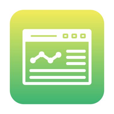 izole edilmiş grafik vektörlü iş web sitesi simgesi 