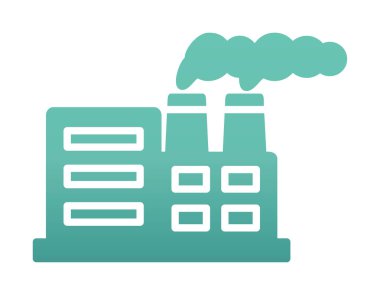 Nükleer santral ikon vektörü. İnce çizgi işareti. izole edilmiş sınır sembolü çizimi