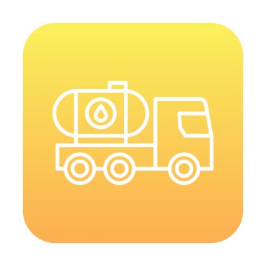 Petrol Tankı ikonu vektör çizimi