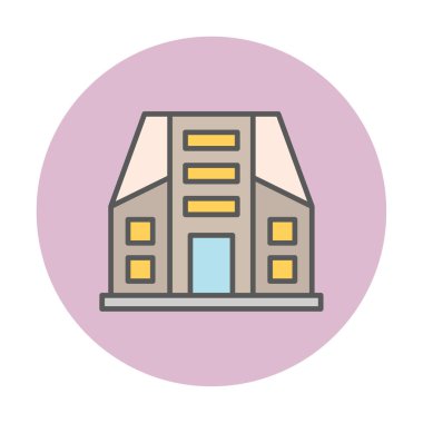 Şehir İnşa Ağı simgesi, vektör illüstrasyonu