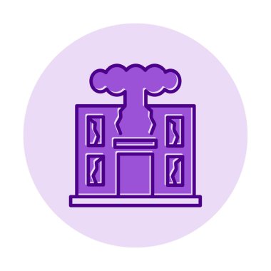 Savaş Yıkım konsepti vektör çizimi