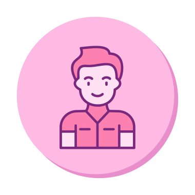 Dişçi web simgesi, vektör illüstrasyonu