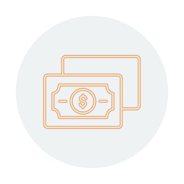 para düz simgesi, vektör illüstrasyonu