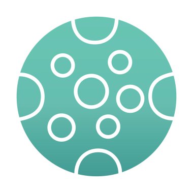 Dolunay düz ikonu. vektör illüstrasyonu 