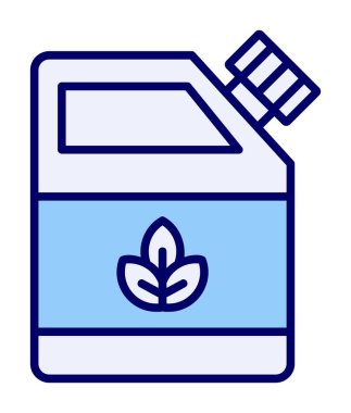 Modern Eko Yakıt simgesinin vektör çizimi                     