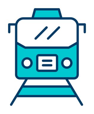 Web simgesi tren, illüstrasyon vektör 