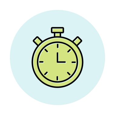 Kronometre basit vektör simgesi