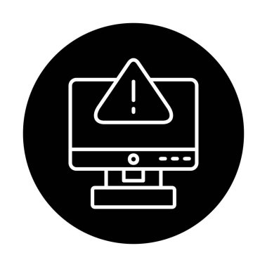 Hata imza simgesi vektör illüstrasyonu