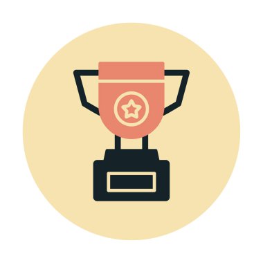 kupa simgesi, vektör çizimi